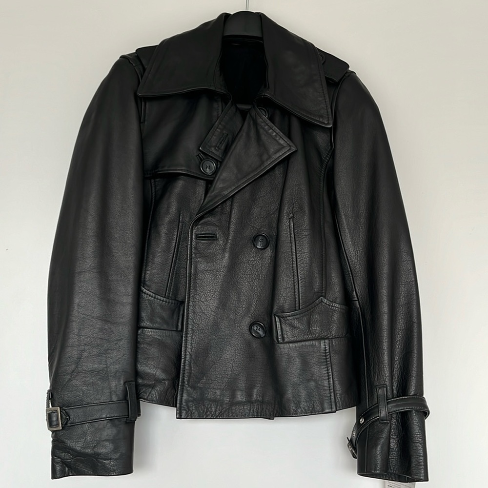 Leather Jacket Sz M
